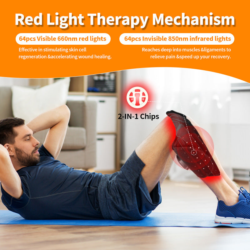 Wireless Red Light Therapy Belt Wrist Ankle Massage With Light Therapy Pain Relief For Achilles Ten 1