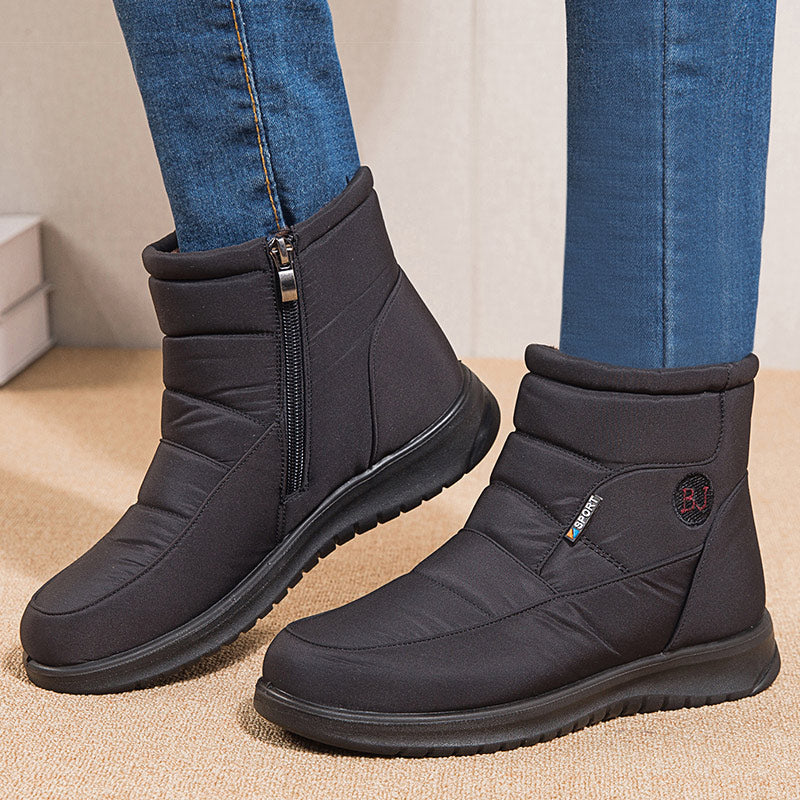 Womens Winter Boots Waterproof FurLined Ankle Boots  Flat Snow Shoes For Women Stylish Warm 5