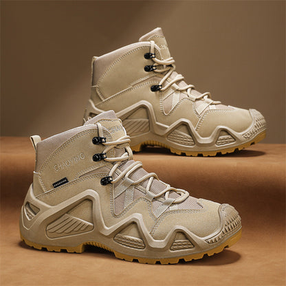 Durable Men Tactical Boots Military Desert Army Boots Waterproof Work  Hiking Shoes For Outdoor Use 3