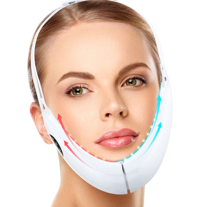 Face Slimming Massager 5 Modes, EMS V Shape Lift Belt, Vibration Face Lift Tighten Device, Skin Care Lifting Tool