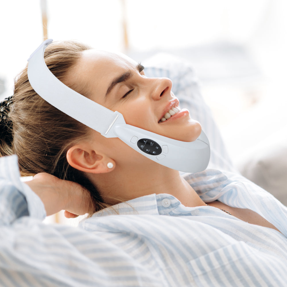 Face Slimming Massager 5 Modes EMS V Shape Lift Belt Vibration Face Lift Tighten Device Skin Care L 3