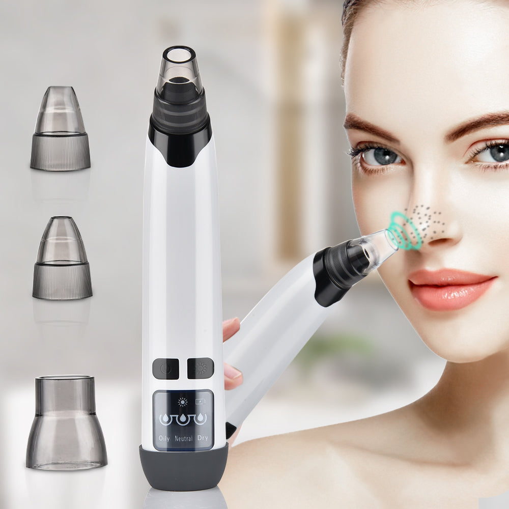 Facial Cleaner Black Point Vacuum Suction, Beauty Blackhead Remover, Black Head Dots Extractor Skin Care Tool