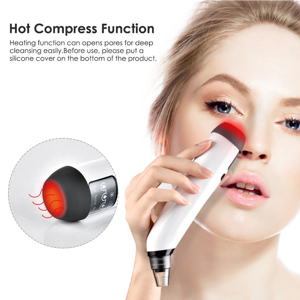 Facial Cleaner Black Point Vacuum Suction Beauty Blackhead Remover Black Head Dots Extractor Skin C 2