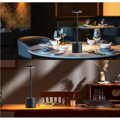 Rechargeable Desk Lamp, Portable, Cordless, Touch Control, Adjustable Bedside Lamp, Creative Ambient Light for Room
