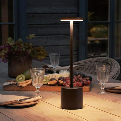 Rechargeable Desk Lamp, Portable, Cordless, Touch Control, Adjustable Bedside Lamp, Creative Ambient Light for Room