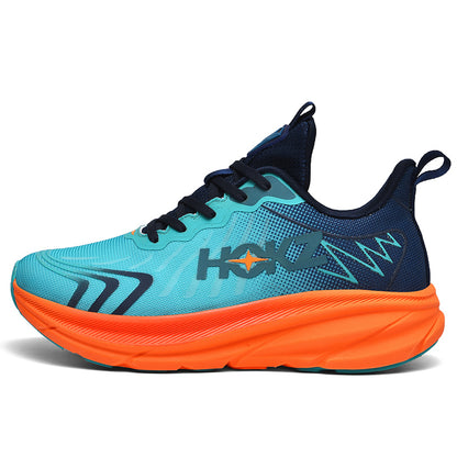 Lightweight Carbon Plate Air Cushion Running Shoes For Men  Women Soft Chunky Sneakers For Outdoor