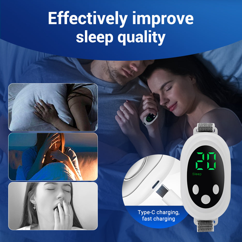 EMS Sleep Aid Machine Microcurrent Sleep Aid Device Palm Pulse Massager Natural Insomnia Relief Sle 2