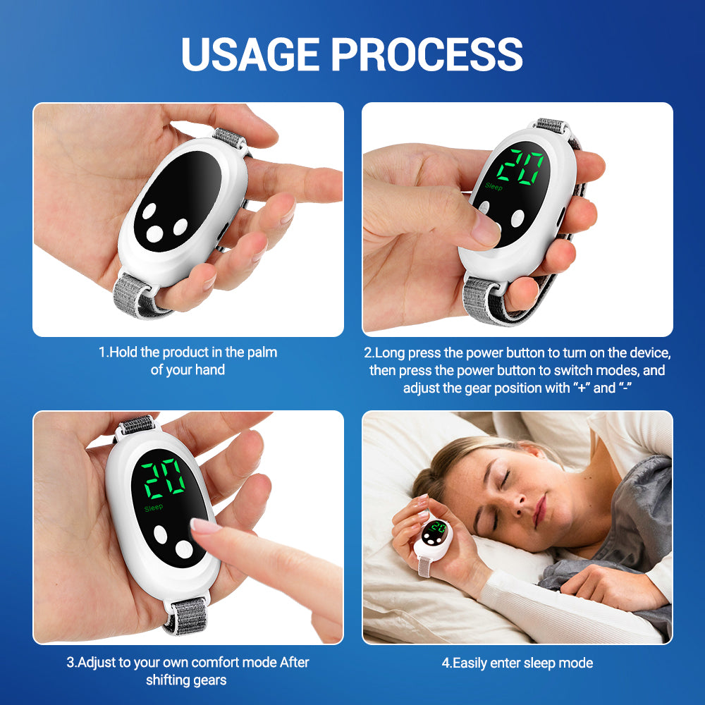 EMS Sleep Aid Machine Microcurrent Sleep Aid Device Palm Pulse Massager Natural Insomnia Relief Sle 3