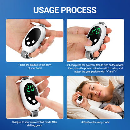 EMS Sleep Aid Machine Microcurrent Sleep Aid Device Palm Pulse Massager Natural Insomnia Relief Sle 3