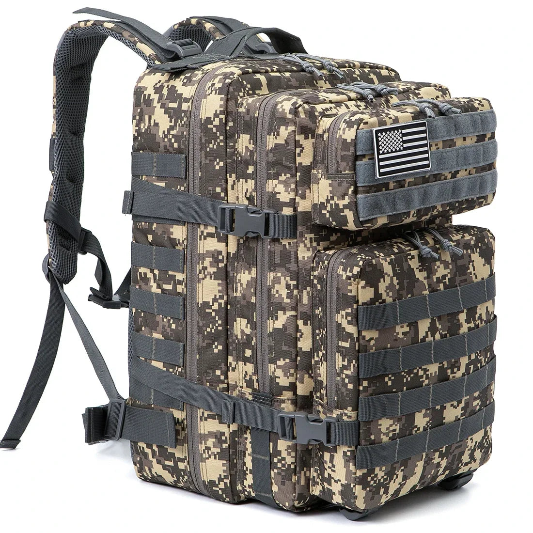 Large Capacity Outdoor Tactical Backpack Molle Assault Bag For Men Trekking And Camping Backpack Fo 9
