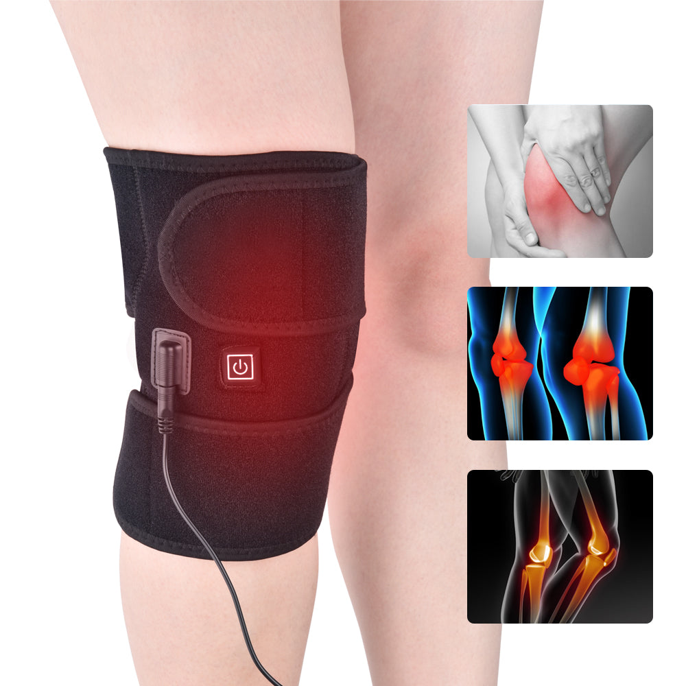 Thermal Therapy Heated Knee Brace USB, Electric Knee Heating Pad, Joint Pain Relief, Arthritis Support, Leg Warmer