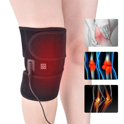 Thermal Therapy Heated Knee Brace USB, Electric Knee Heating Pad, Joint Pain Relief, Arthritis Support, Leg Warmer