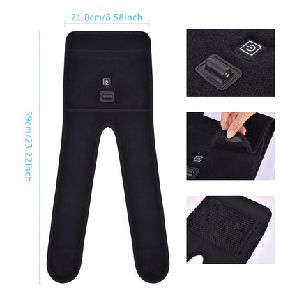Thermal Therapy Heated Knee Brace USB Electric Knee Heating Pad Joint Pain Relief Arthritis Support 2