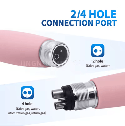 AeroLite Pink LED Dental High Speed Handpiece With Ceramic Bearings 2