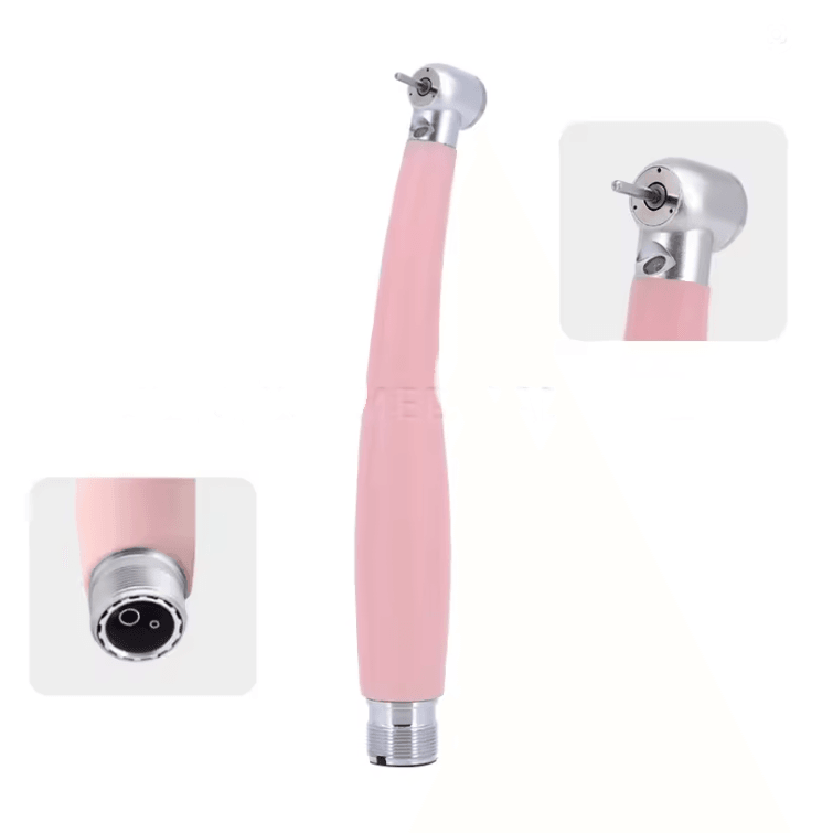 AeroLite Pink LED Dental High Speed Handpiece With Ceramic Bearings 4