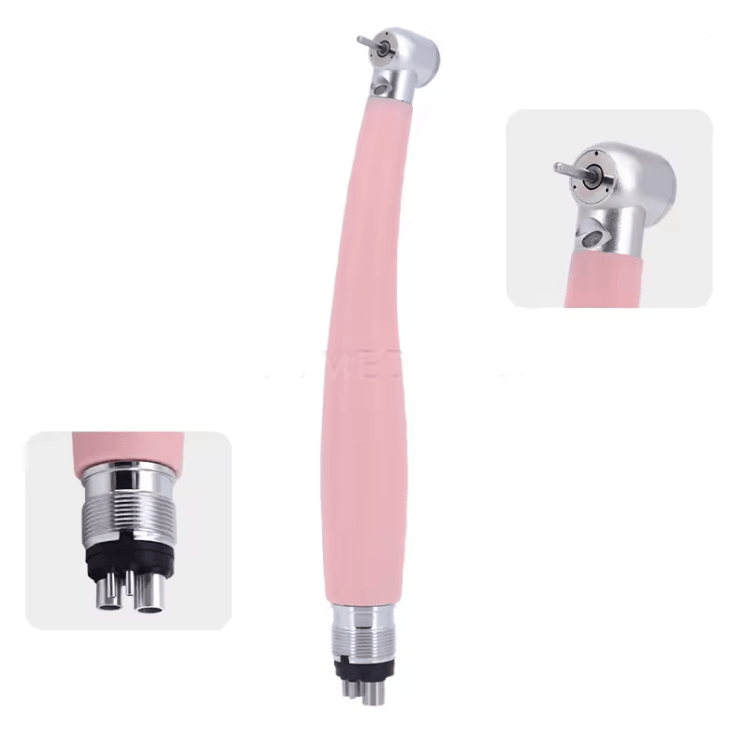 AeroLite Pink LED Dental High Speed Handpiece With Ceramic Bearings 5