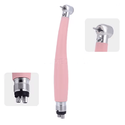 AeroLite Pink LED Dental High Speed Handpiece With Ceramic Bearings 5