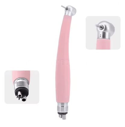 AeroLite Pink LED Dental High Speed Handpiece With Ceramic Bearings 6