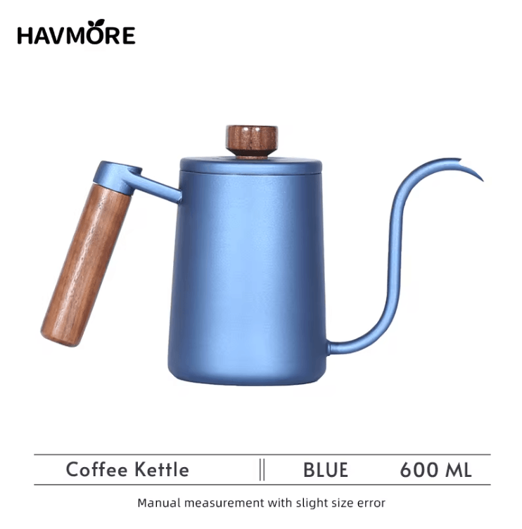 BrewMaster 600ml Stainless Steel Gooseneck Coffee Kettle For Barista Precision 3