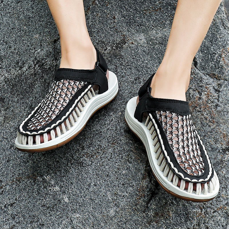 HighQuality Mens Summer Sandals HandWoven Designer Casual Outdoor Waders  Fashion Beach Sandals 5
