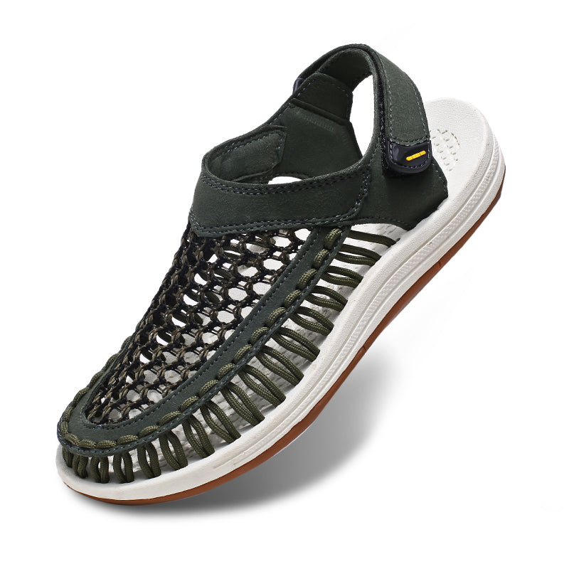 HighQuality Mens Summer Sandals HandWoven Designer Casual Outdoor Waders  Fashion Beach Sandals 6