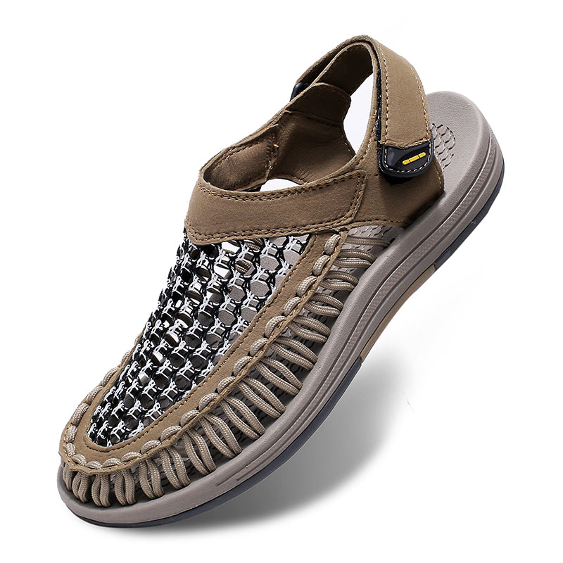 HighQuality Mens Summer Sandals HandWoven Designer Casual Outdoor Waders  Fashion Beach Sandals 9