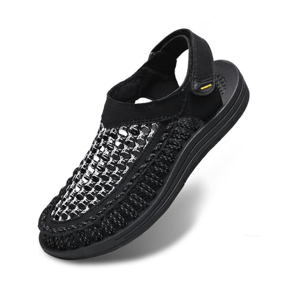 HighQuality Mens Summer Sandals HandWoven Designer Casual Outdoor Waders  Fashion Beach Sandals 10