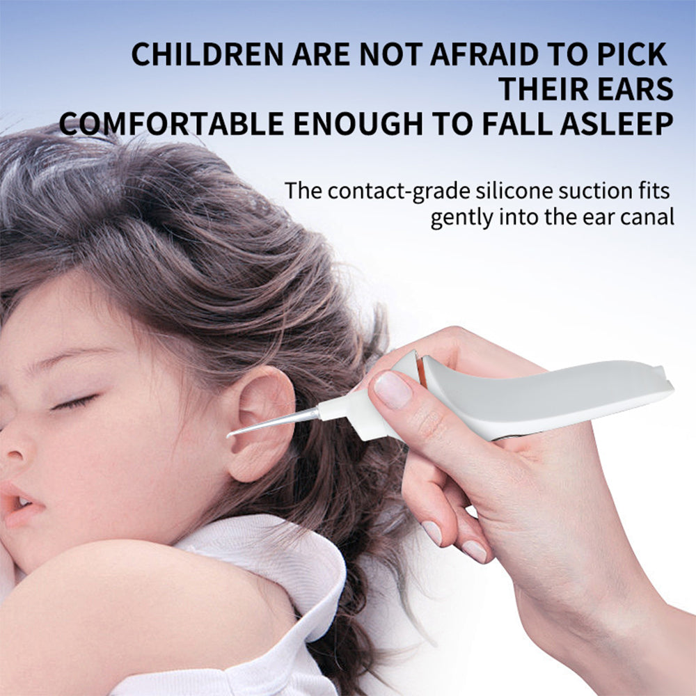 Painless Vacuum Ear Wax Pick Remover Electric Ear Cleaner Cordless Luminous Ear Cleaning Device For 2
