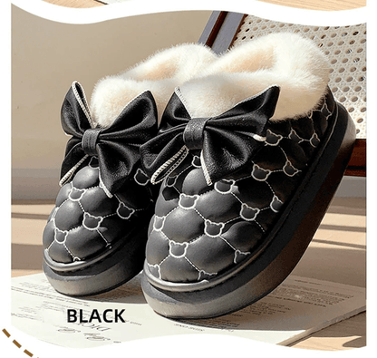 CozyBow Women Platform Ankle Snow Booties With Fluffy Lining 4
