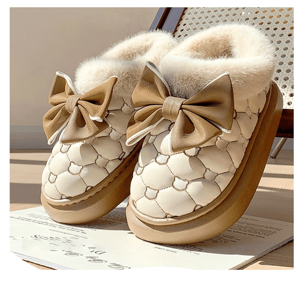 CozyBow Women Platform Ankle Snow Booties With Fluffy Lining 5
