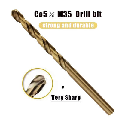 UltimateCut M35 Cobalt High Speed Steel Twist Drill Bit Set  Precision Metal  Stainless Steel Drill 3