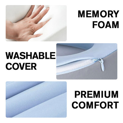 Soft Travel Pillow Massage Neck Pillow U Shaped Memory Foam Neck Pillow Airplane Pillow Cervical He 1