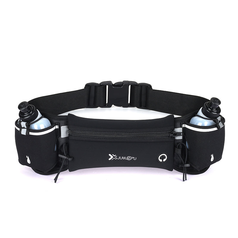 Running Waist Belt For Marathon Trail Dual Pocket Sports Fanny Pack Water Bottle Holder Waist Bag F 8