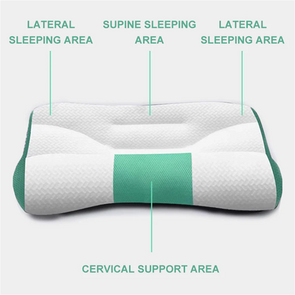 Ergonomic Goose Down Pillow Comfort Goose Down Pillow Cervical Memory Foam Pillow Sleep Enhancing C 3
