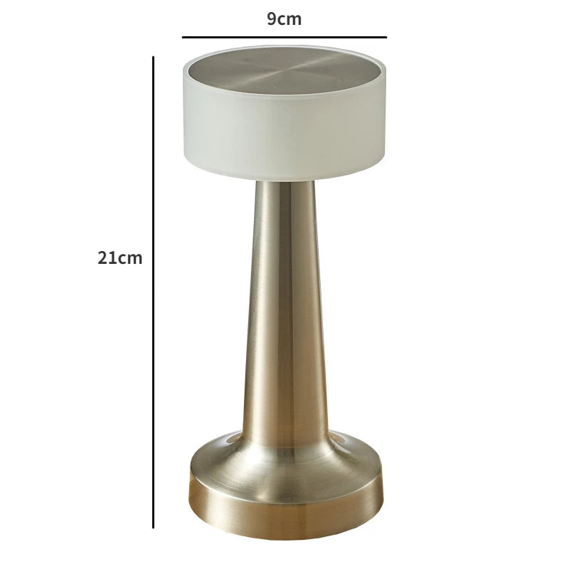 Rechargeable LED Bar Table Lamp Touch Sensor Wireless Night Light For Bedroom Desktop Decor 5