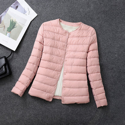 Womens Lightweight Down Jacket Matt Fabric Windbreaker Parka Warm Duck Down Coat 10