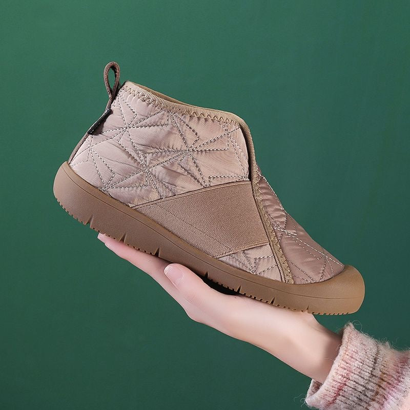 Lightweight Plush Warm Womens Snow Boots Simple Cotton Winter Shoes For Comfort  Style 7