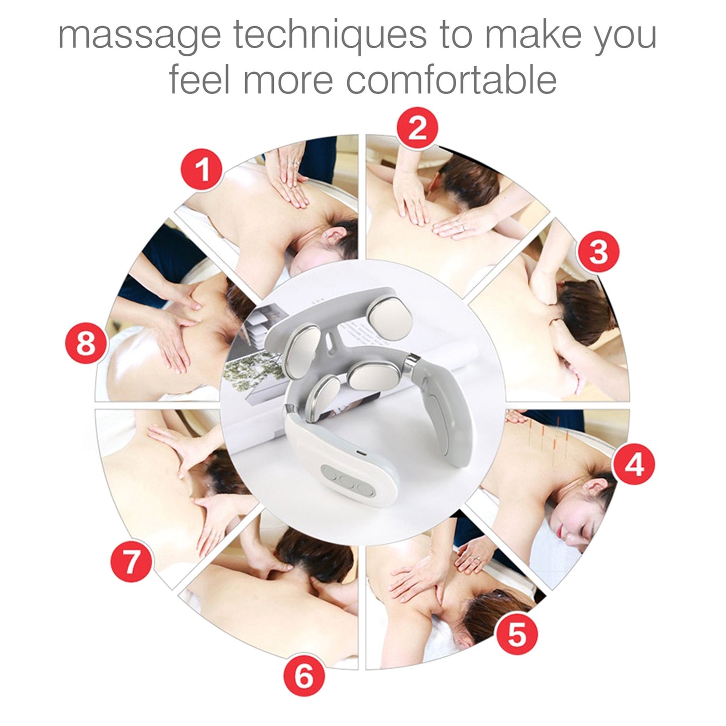 Cervical Spine Machine Heating Machines Neck Massage Machine Vibration Hot Compress 4 Head And Neck 2