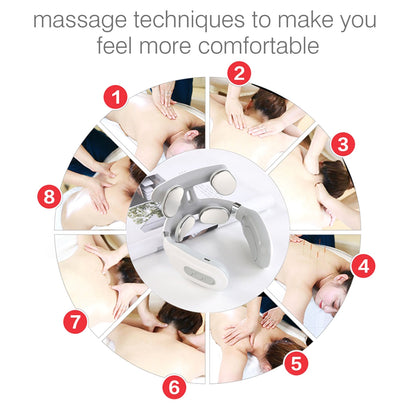 Cervical Spine Machine Heating Machines Neck Massage Machine Vibration Hot Compress 4 Head And Neck 2