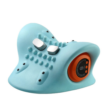 Portable Neck And Head Acupressure Pillow Deep Relief Massager For Neck Back Shoulders Heating And  4