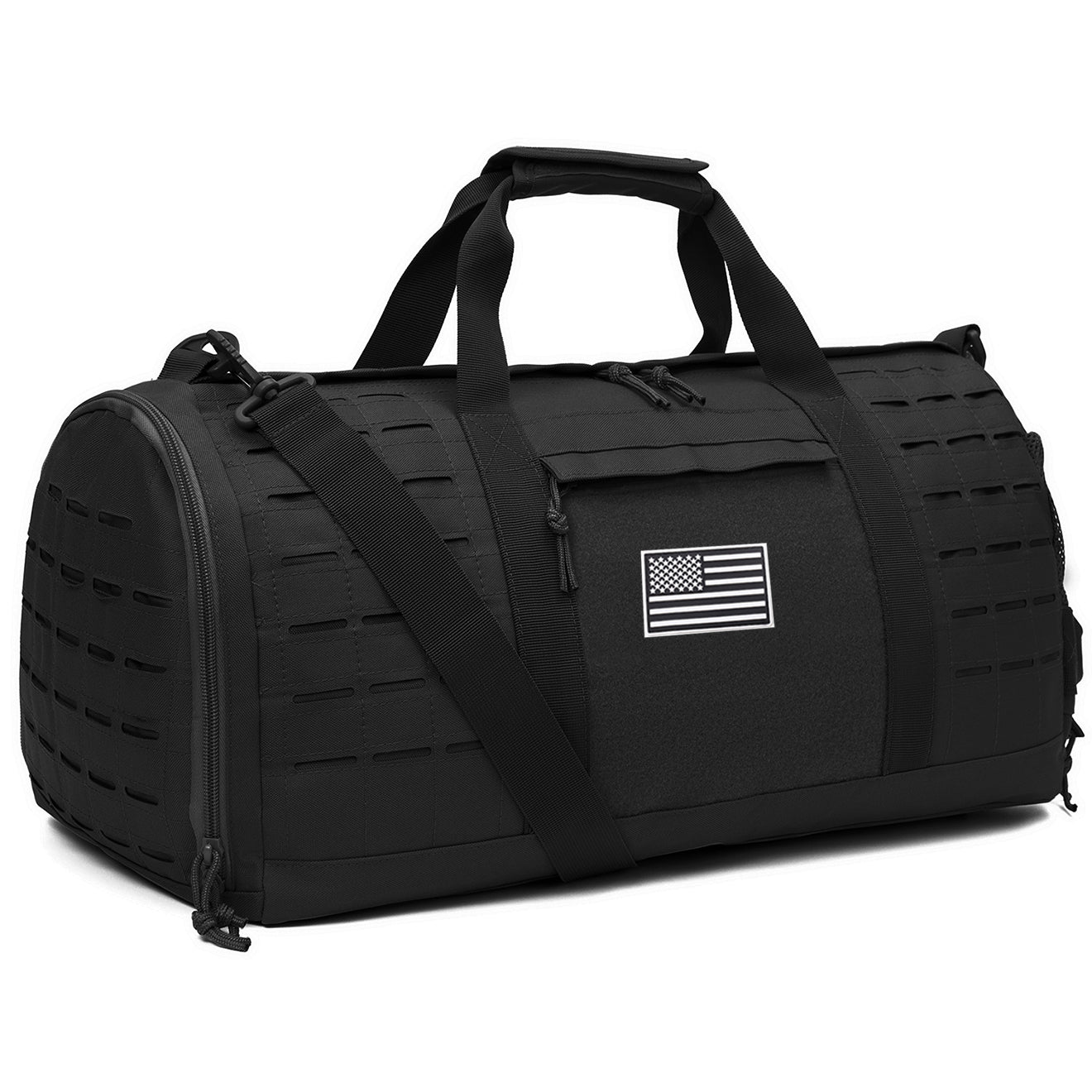 Tactical Travel Duffle, Sport Gym Bag For Men Fitness, Basketball Outdoor, Weekender Bags, Training Bag With Shoe