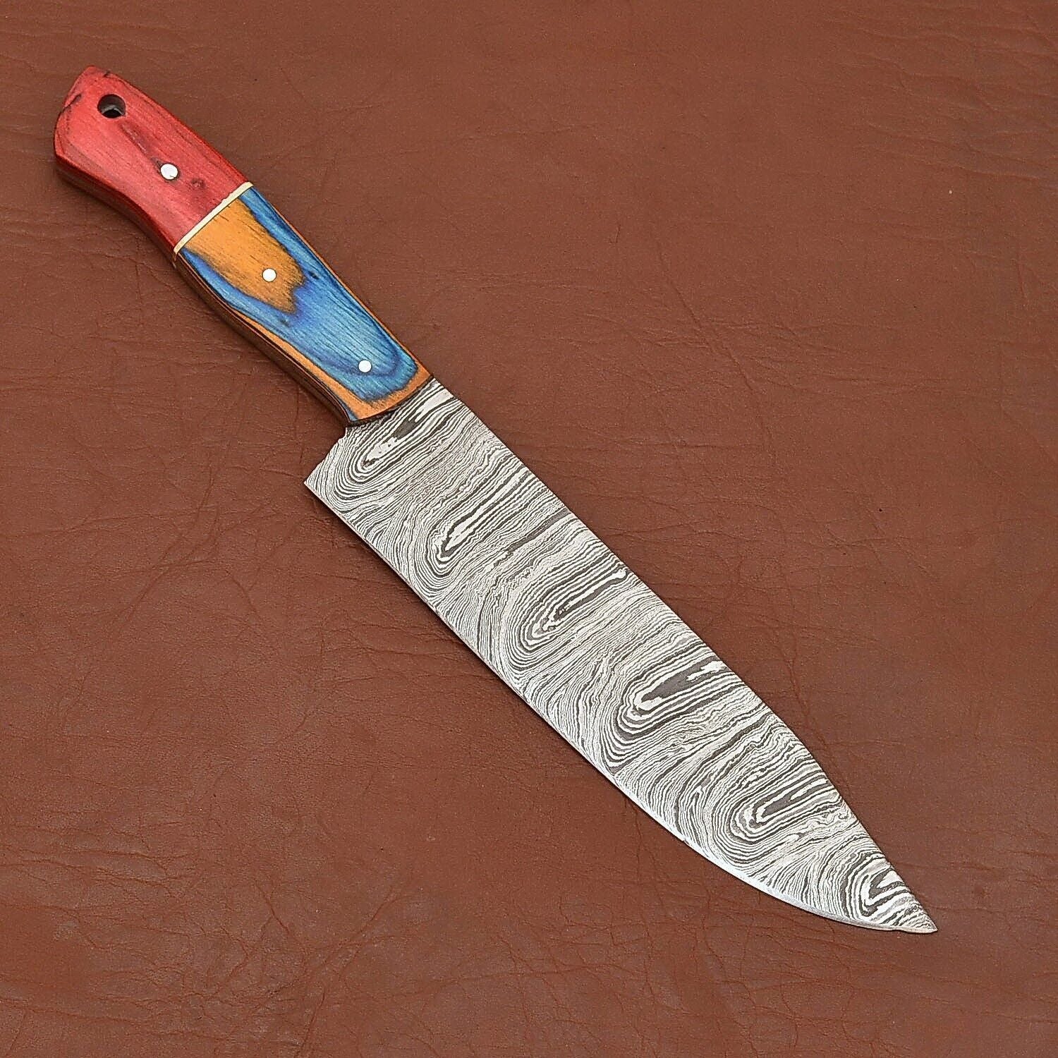 Razor Sharp Damascus Steel Chef Knife  7 HandForged Fillet Blade 1