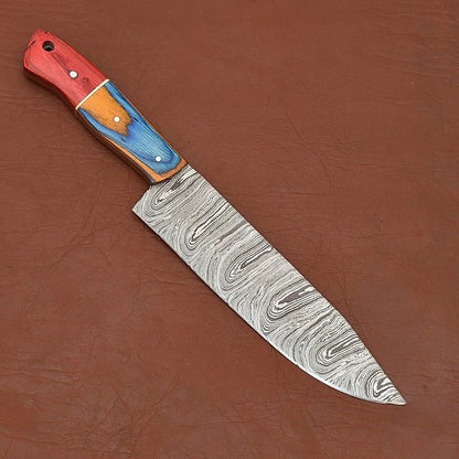 Razor Sharp Damascus Steel Chef Knife  7 HandForged Fillet Blade 1