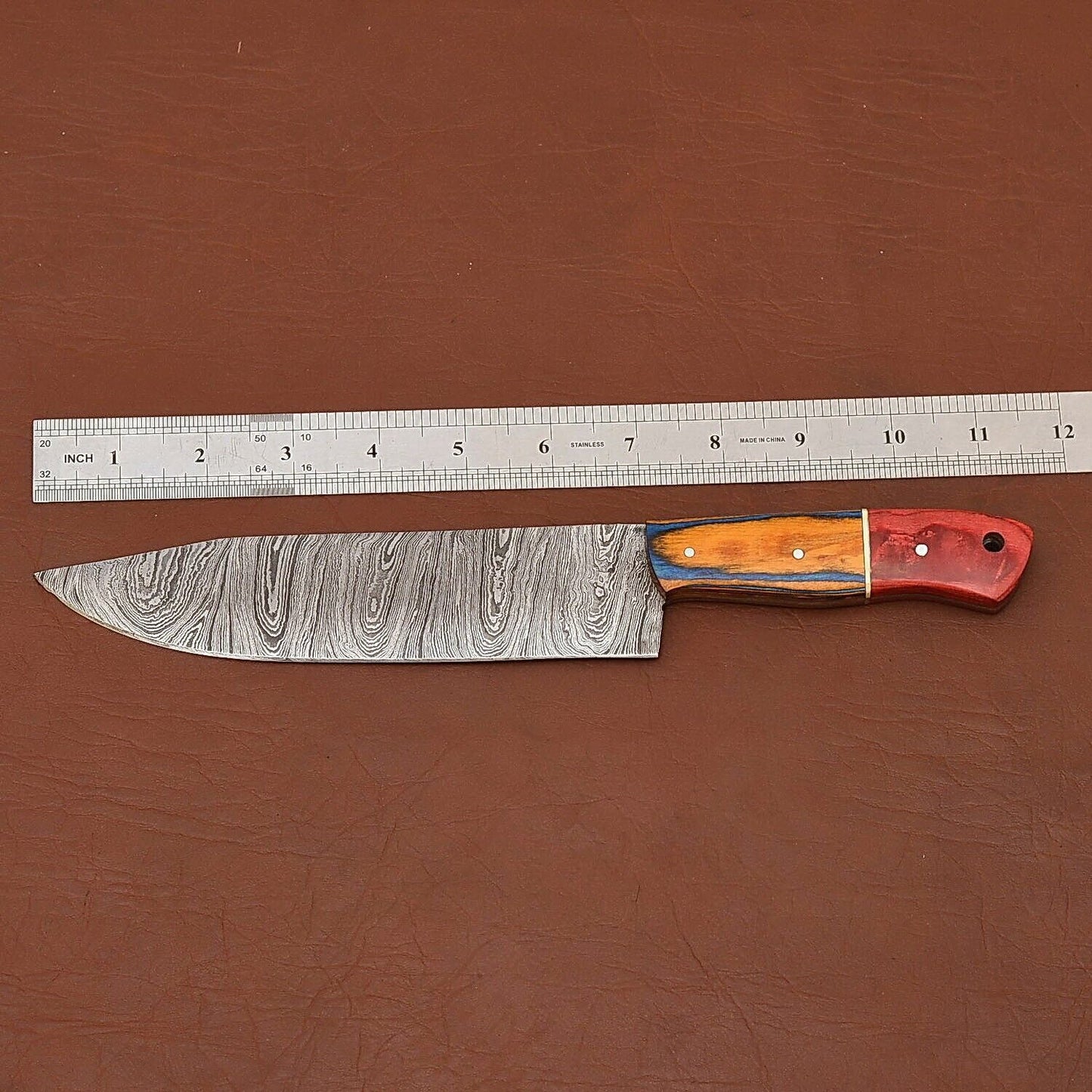 Razor Sharp Damascus Steel Chef Knife  7 HandForged Fillet Blade 3