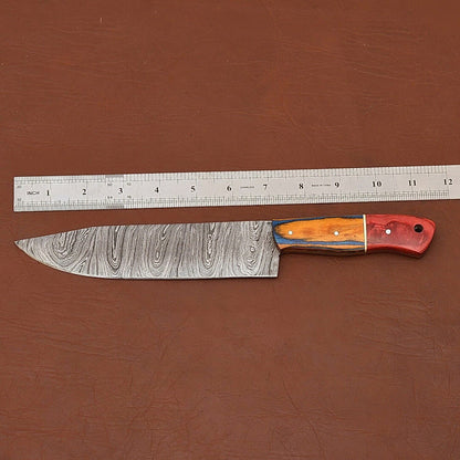 Razor Sharp Damascus Steel Chef Knife  7 HandForged Fillet Blade 3