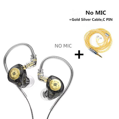KZ EDX PRO HiFi InEar Monitor Earphones  Dynamic Bass Earbuds With Noise Cancellation For Music And 13