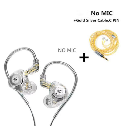 KZ EDX PRO HiFi InEar Monitor Earphones  Dynamic Bass Earbuds With Noise Cancellation For Music And 14