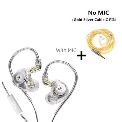 KZ EDX PRO HiFi InEar Monitor Earphones  Dynamic Bass Earbuds With Noise Cancellation For Music And 17