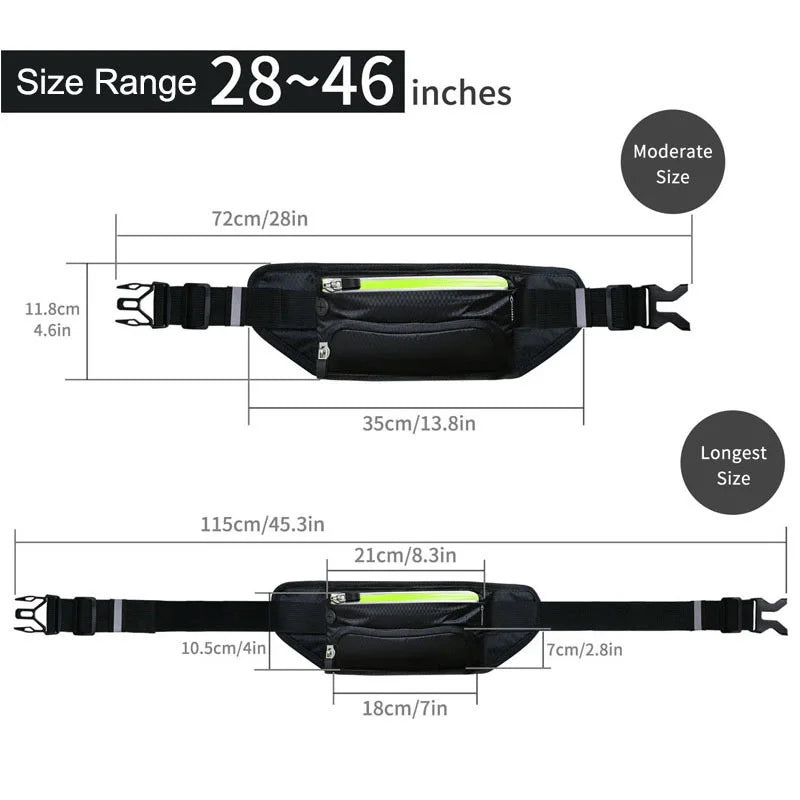 Fanny Pack Water Bottle Jogging Pouch Waist Bag Hydration Sport Trail Running Belt For Men Women Gy 1