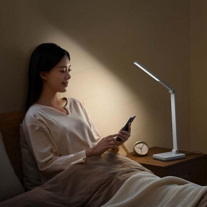 Foldable 3Axis Arm Desk Lamp Flicker Free 3 Brightness Levels Blue Light Safe Wide Area Lighting 2
